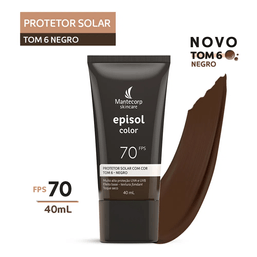 Prot Solar Episol Color Tom 6 Negro Fps70 40Ml