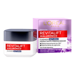 Creme Loreal Revitalift Hialuronico Noturno 49G