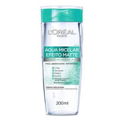 Loreal Agua Micelar Efeito Matte 200Ml