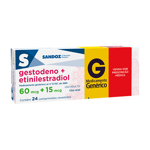 Gestodeno 0 06 etinilestradiol 0 015mg gen rico sandoz 24 comprimidos