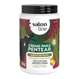 Cr Pentear Salon Line Azeite Oliva 1Kg