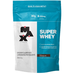 Super Whey Max Titanium Chocolate Refil 900G