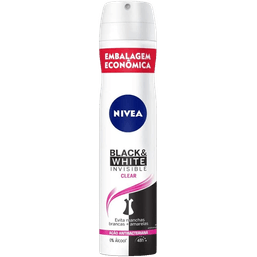 Nivea Des Aero Fem Black White Invis Clear 200ml