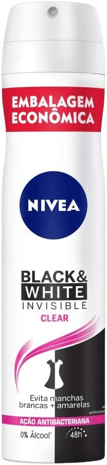 REXONA Black+White Invisible spray antitranspirante (200 ml)