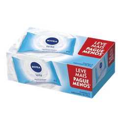 Nivea Sabonete Hidrat Proteina Leite 85G Lv + Pg Menos