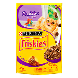 FRISKIES ADULTO CORDEIRO AO MOLHO 85G