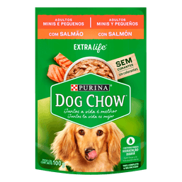Dog Chow Adulto Mini Pequena Salmao 100G