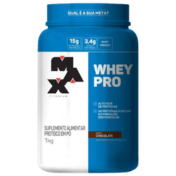 Whey Pro Max Titanium Chocolate 1Kg