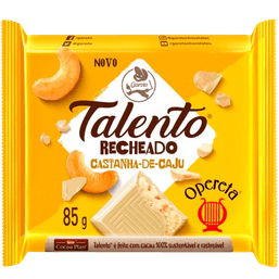 Chocolate Talento Rech Opereta Castanha De Caju 85G
