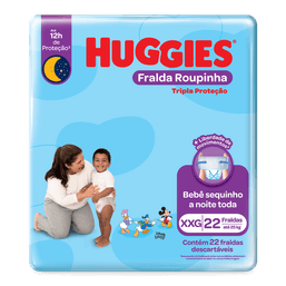 Fralda Huggies Trip Roupinha Mega Xxg 22 Fr