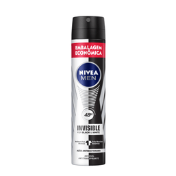 Nivea Des Aero Masc Black White Invis Clear 200ml