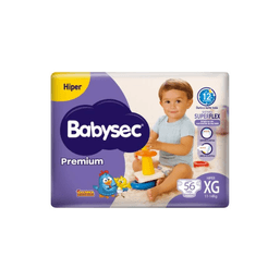 Babysec Fralda Premium Hiper Xg 56 Fr