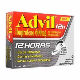 Advil 12H 600Mg 6 Cprs