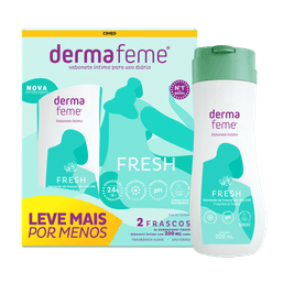 Dermafeme Kit Sabonete Intimo C/2 Fresh 200Ml