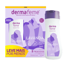 Dermafeme Kit Sabonete Intimo Lavanda 2X200Ml