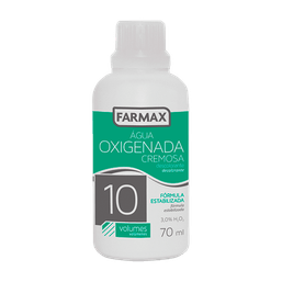 AGUA OXIG CREMOSA 10 VOL 70ML - FARMAX