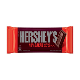 Chocolate Hersheys Meio Amargo 82G