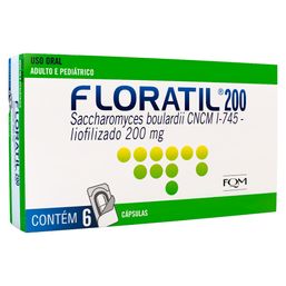 FLORATIL BLISTER 200MG 6 CAPS