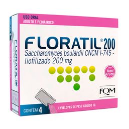 FLORATIL PED 200MG ENV 4X1G
