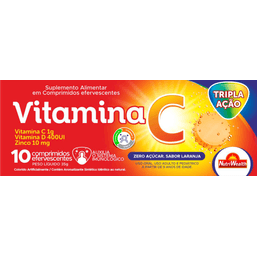 Vitamina C Tripla Eferv 10 Cprs Nutri Wealth