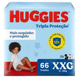 Huggies Fralda Trip Prot Hiper Xxg C/66