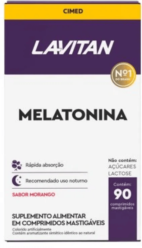 LAVITAN-MELATONINA-MORANGO-021MG-90CPS
