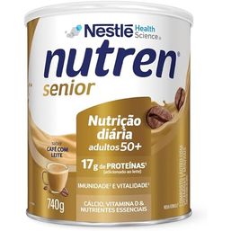 NUTREN SENIOR PO CAFE C/LEITE 740G
