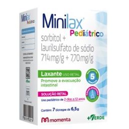 Minilax 6,5mg C/ 7 Bisnagas Ped