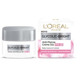 Cr Facial Loreal Diurno Glycolic Bright Fps30 49G
