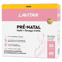 Kit Lavitan Pre Natal 30Cprs + Omega 60Cprs