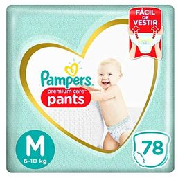 Fralda Pampers Premium Care Pants M C/78