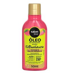 Oleo Capilar Salon Line Cacho Sonhos Morango/Macadamia 50Ml
