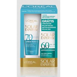 Kit Loreal Fps70 Loc 200Ml+Solarzinho Fps60 25G