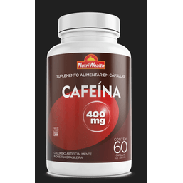 Cafeina 400Mg 120 Caps Nutri Wealth