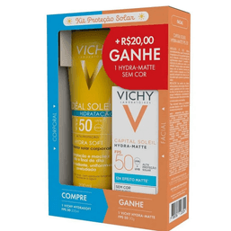 Kit Prot Solar Vichy Cap Soleil Hydra Soft Fps50 200Ml+Hydra Matte Fps50 30G