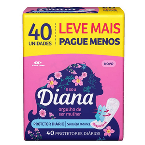 Absorvente Diana Protetor Diario C/40 Promocional