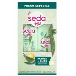 Kit Sh+Cond Seda Babosa+Oleos 300Ml+190Ml Preco Especial