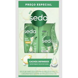 Kit Sh+Cond Seda Cachos Definidos 300Ml+190Ml Preco Especial