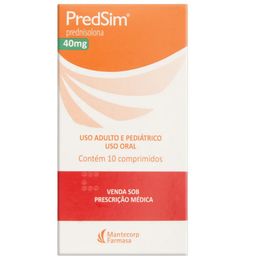 Predsim 40Mg 10Cprs Rev