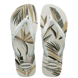 Havaianas Aloha Branco/Branco/Verde Oliv 37/38