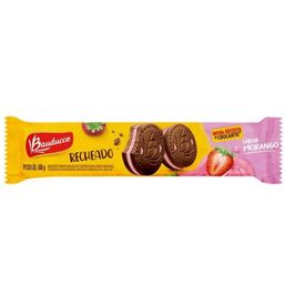 Biscoito Bauducco Recheado Morango 108G