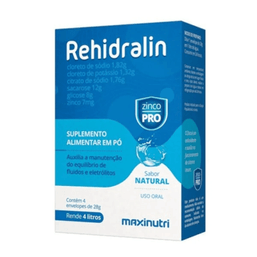 Rehidralin Po Natural C/4 Env 28G