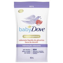 Sab Liq Dove Baby Hora De Dormir Refil 180Ml