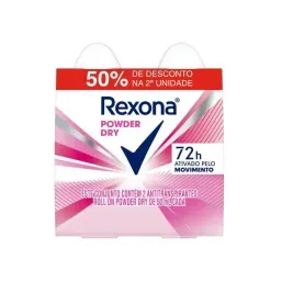 Des Rexona Rollon Powder Dry 50 Desc C/2 50Ml