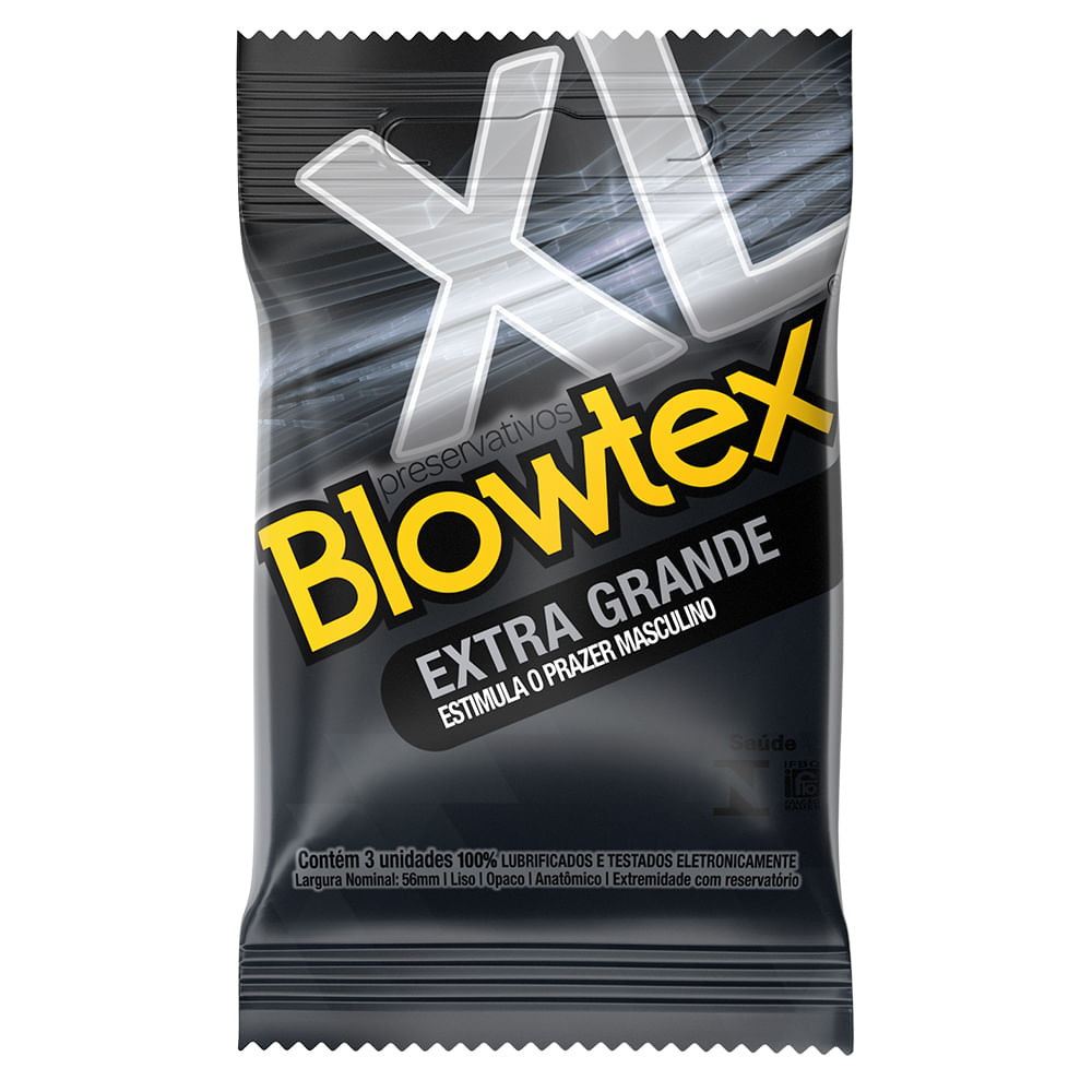 Encontraproduto.com.br - Preservativo Blowtex Extra Grande 3 unidades
