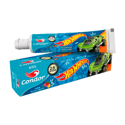GEL DENTAL CONDOR BAMBINOS 2 HOTWHEELS 50G 3512  @