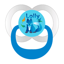 LOLLY CHUP SIL RED T2 AZUL - 505012/12AZ @