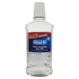 ENXAG BUCAL ORAL B PRO SAUDE NOITE L500 P300ML @