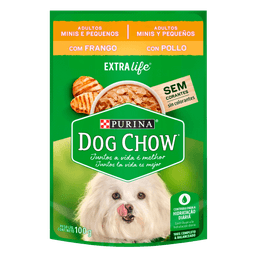 DOG CHOW FRANGO AO MOLHO RACAS PEQUENAS 100G