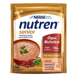 NUTREN SENIOR SOPA FEIJAO 40G (CX12)